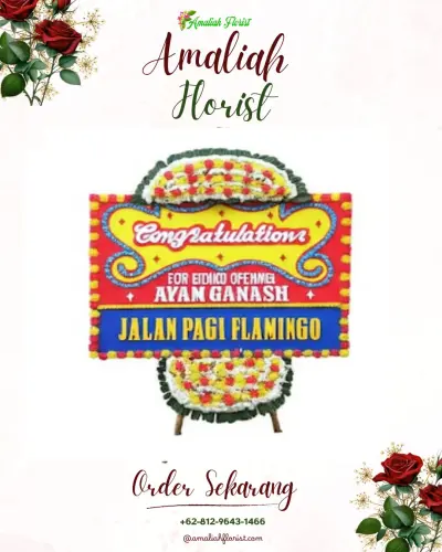 Bunga Papan Congratulation di Kwasen